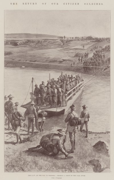 The Return of Our Citizen Soldiers by Amedee Forestier